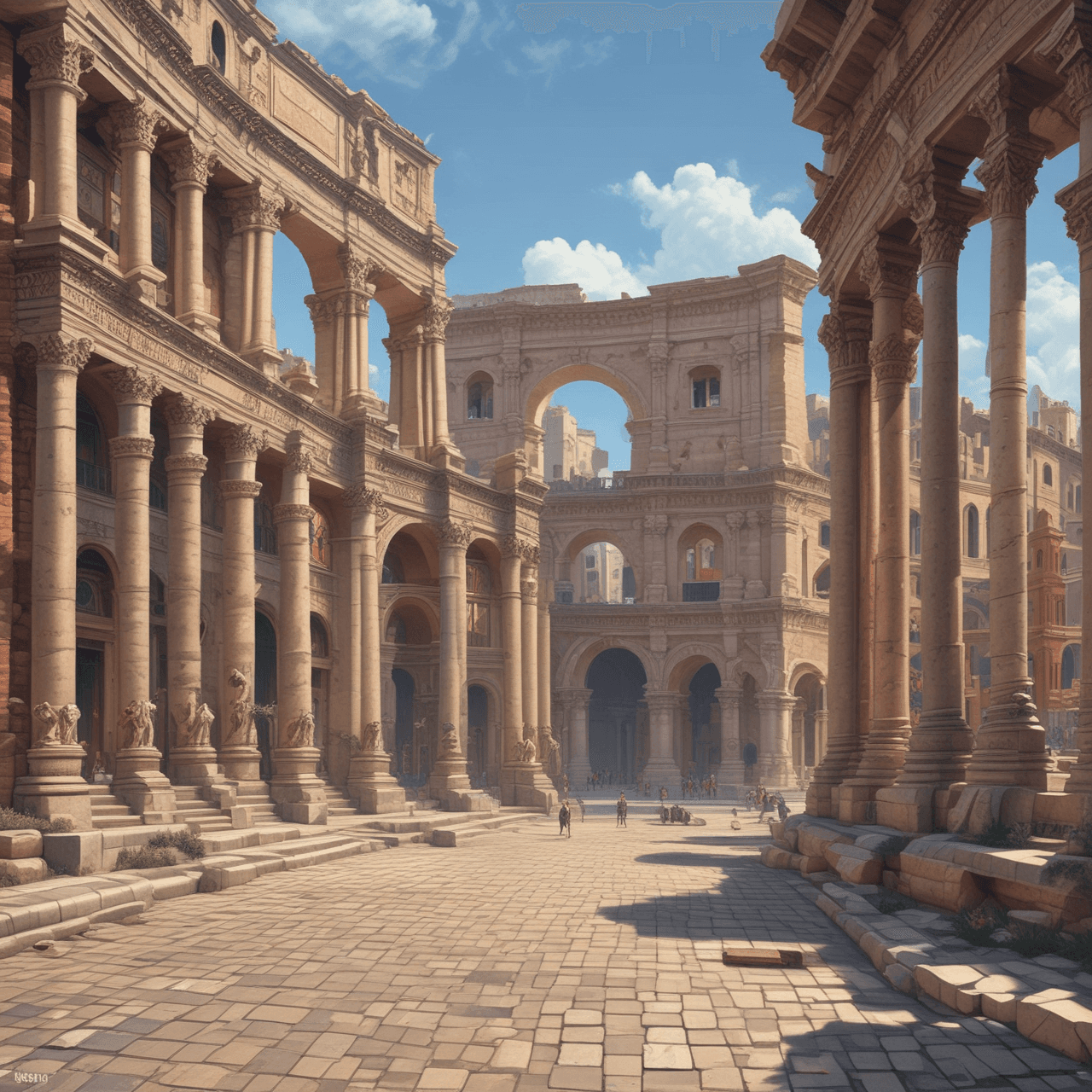 Roman Empire Run game banner
