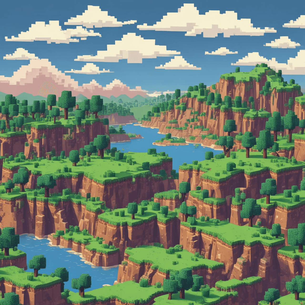 Minecraft Jump game banner