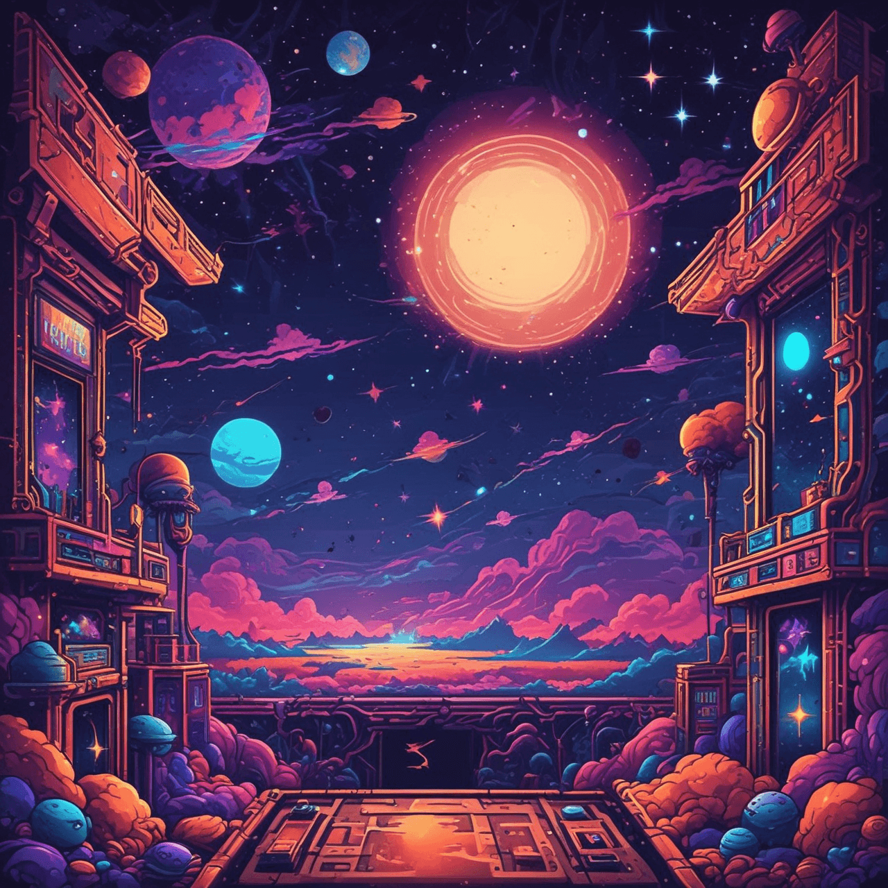 Nuclear Decay Dash game banner