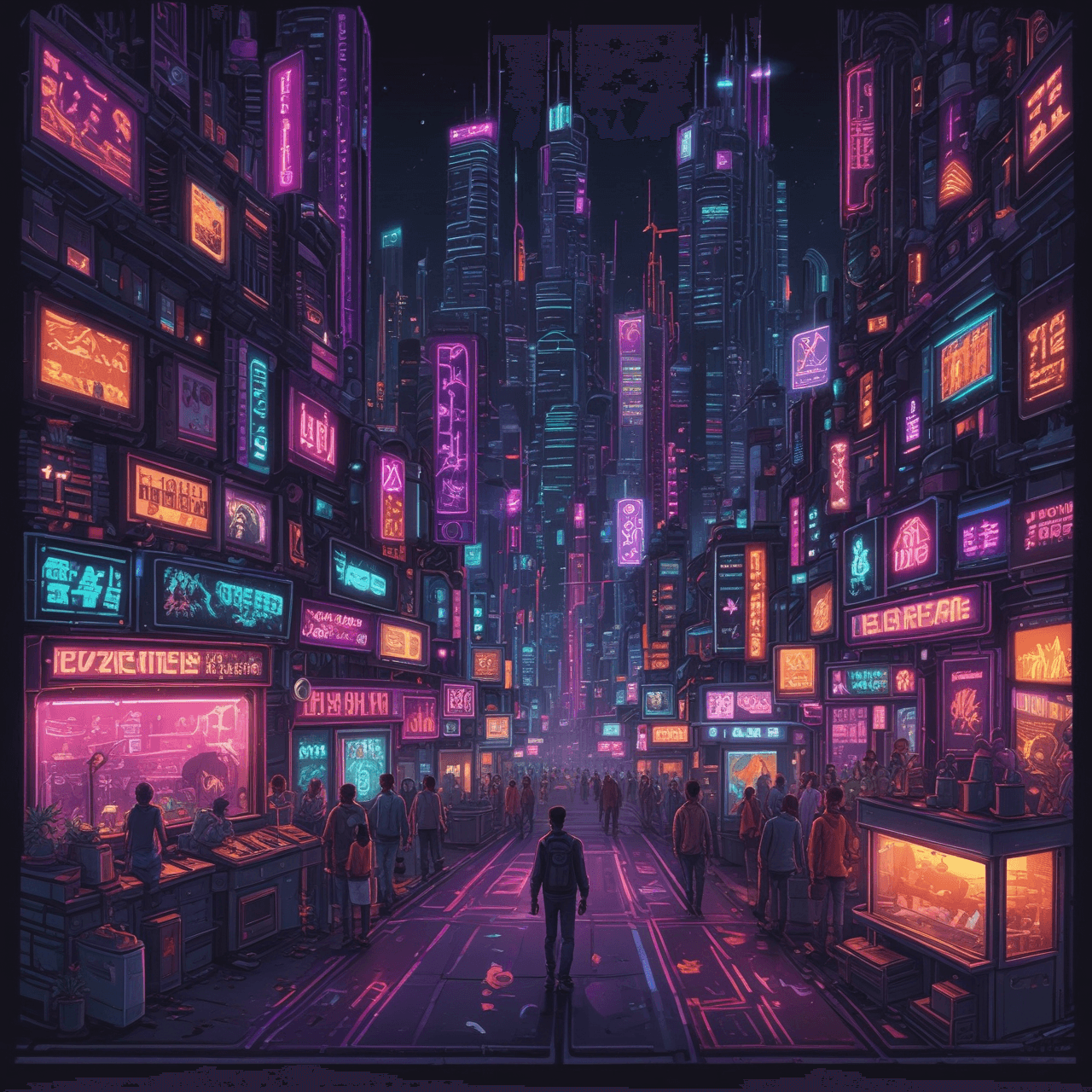 Neon Life game banner