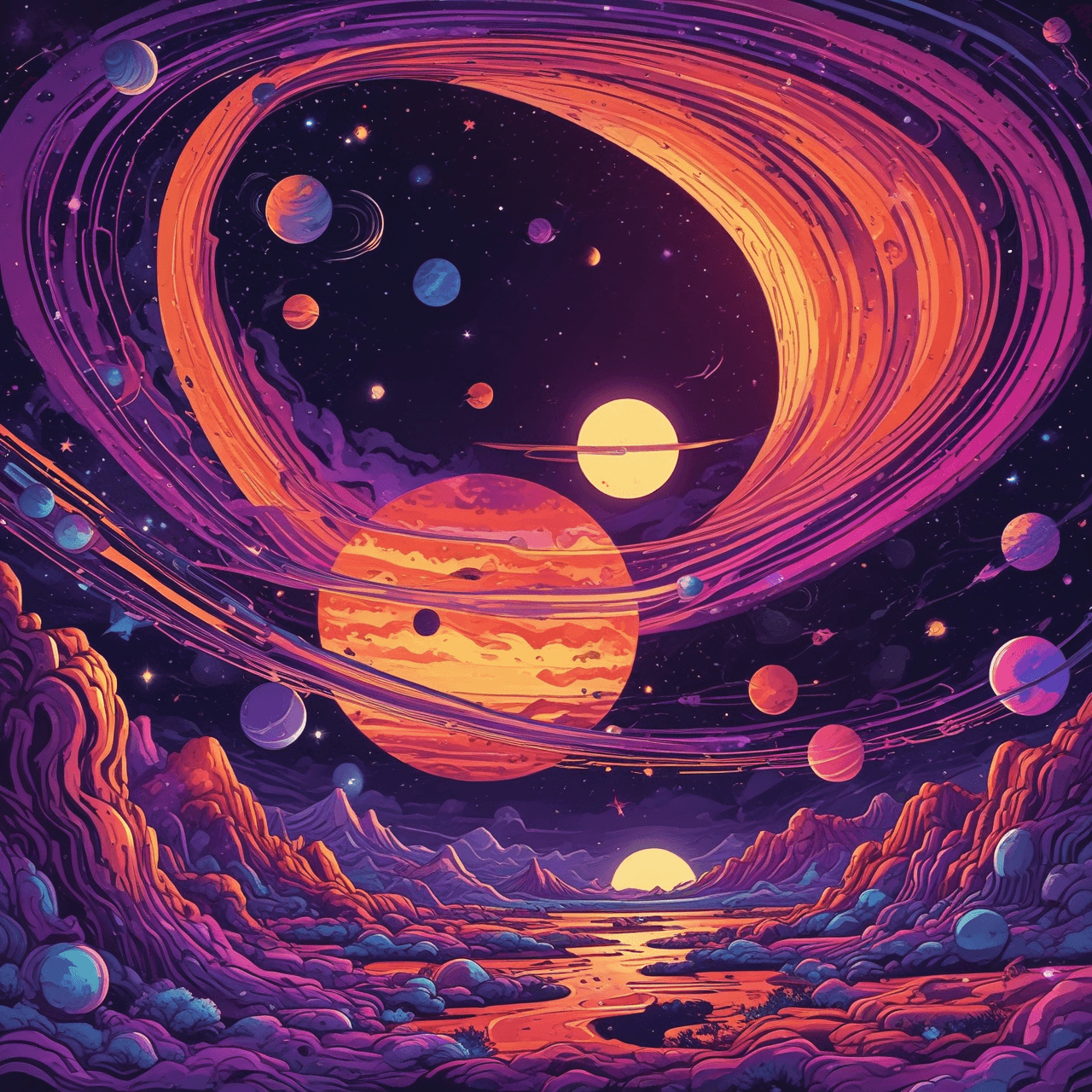 Cosmic Quiz Runner game banner