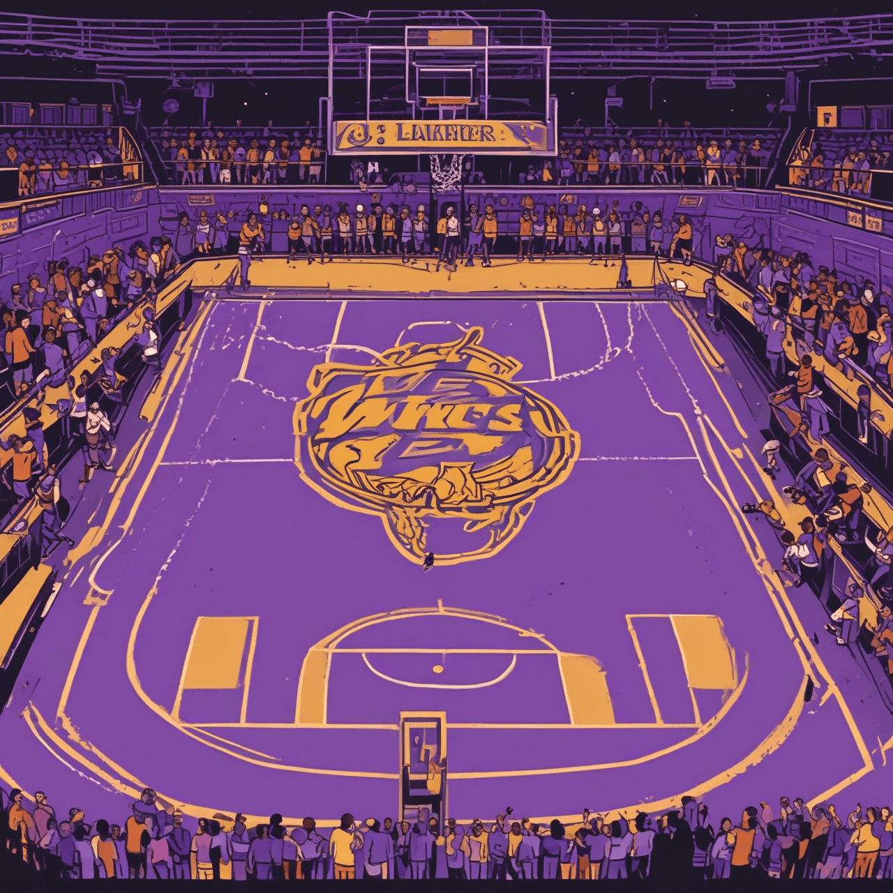 Lakers All-Star Run game banner