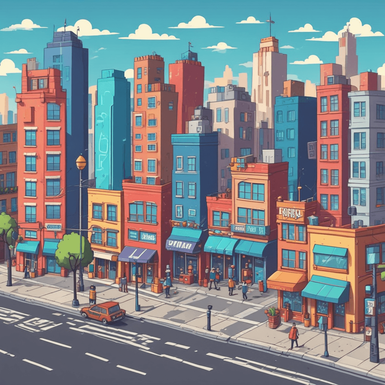 City Word Runner game banner