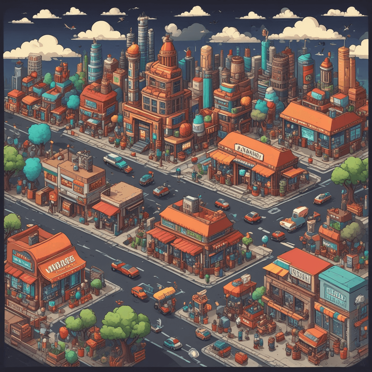 Market Equilibrium Rush game banner