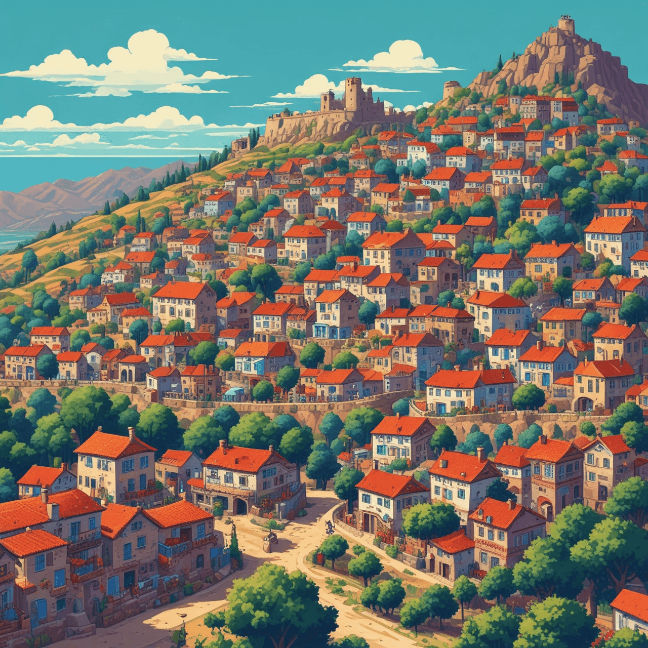 Puente de Pretérito/Imperfecto game banner