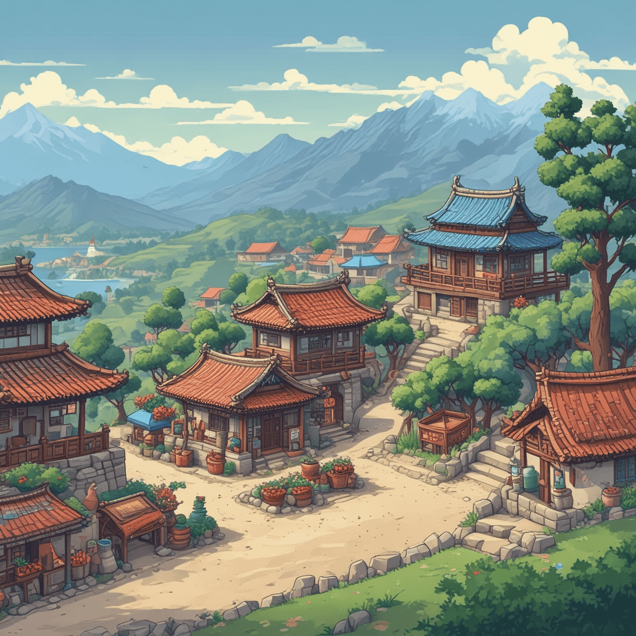 Korean Language Run game banner