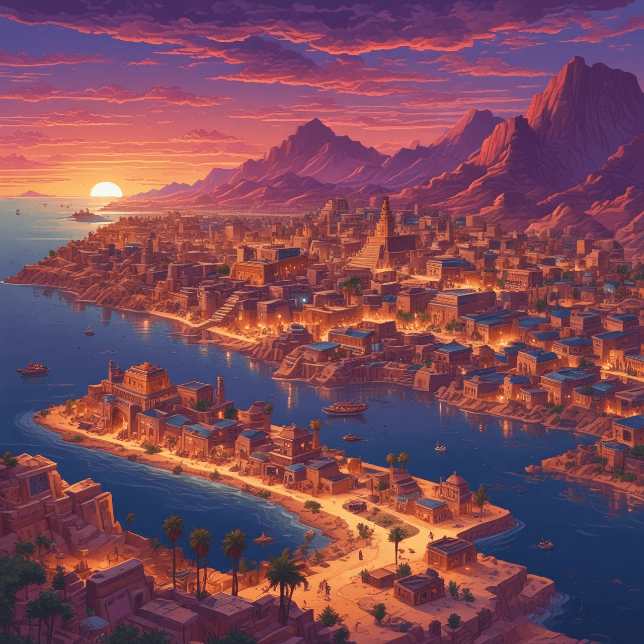 Mesopotamia Jetpack Quest game banner