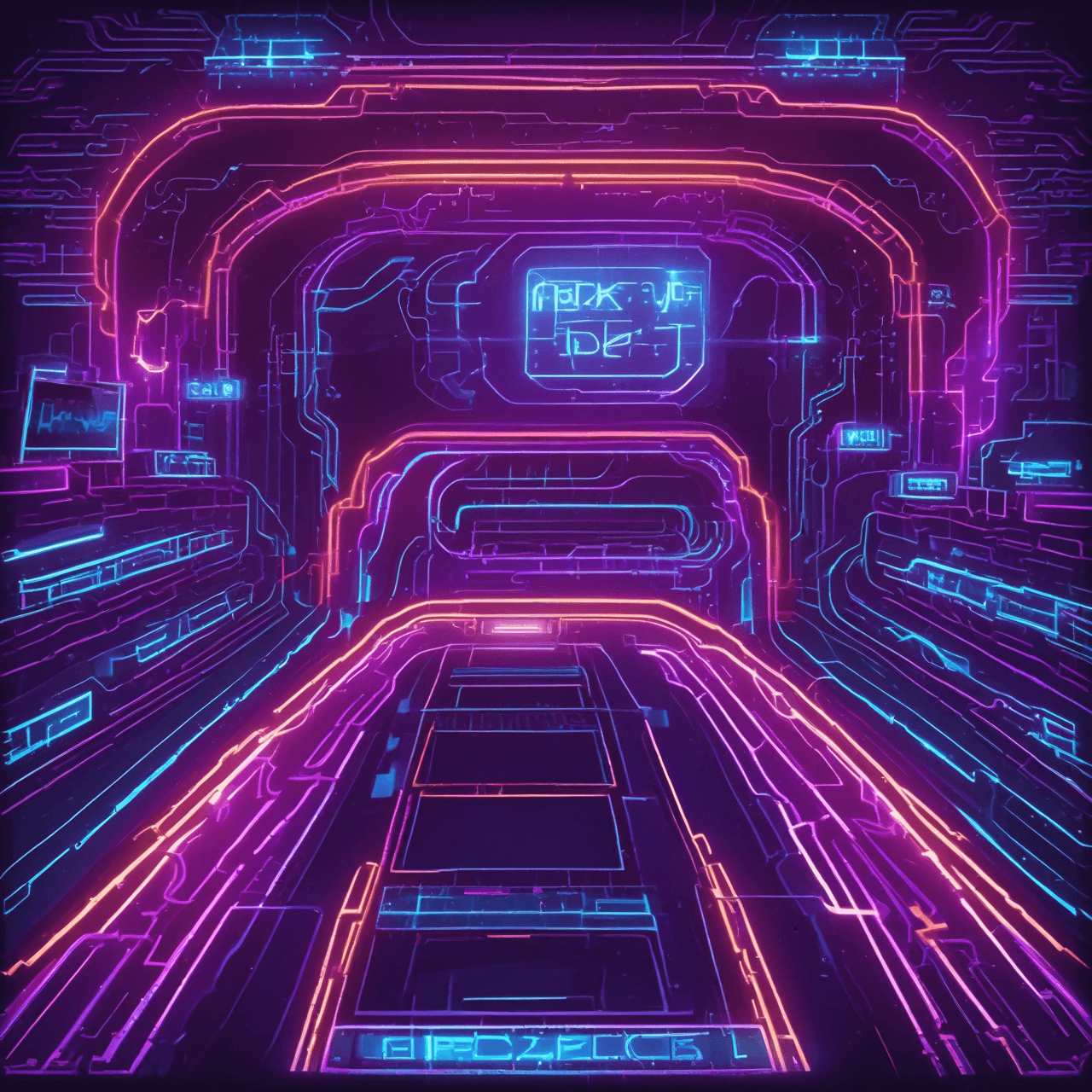 Neon Math Race game banner