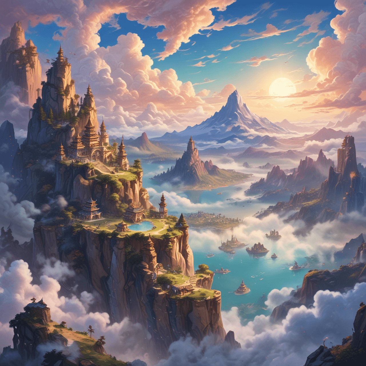 Teyvat's Cloud Ascent game banner