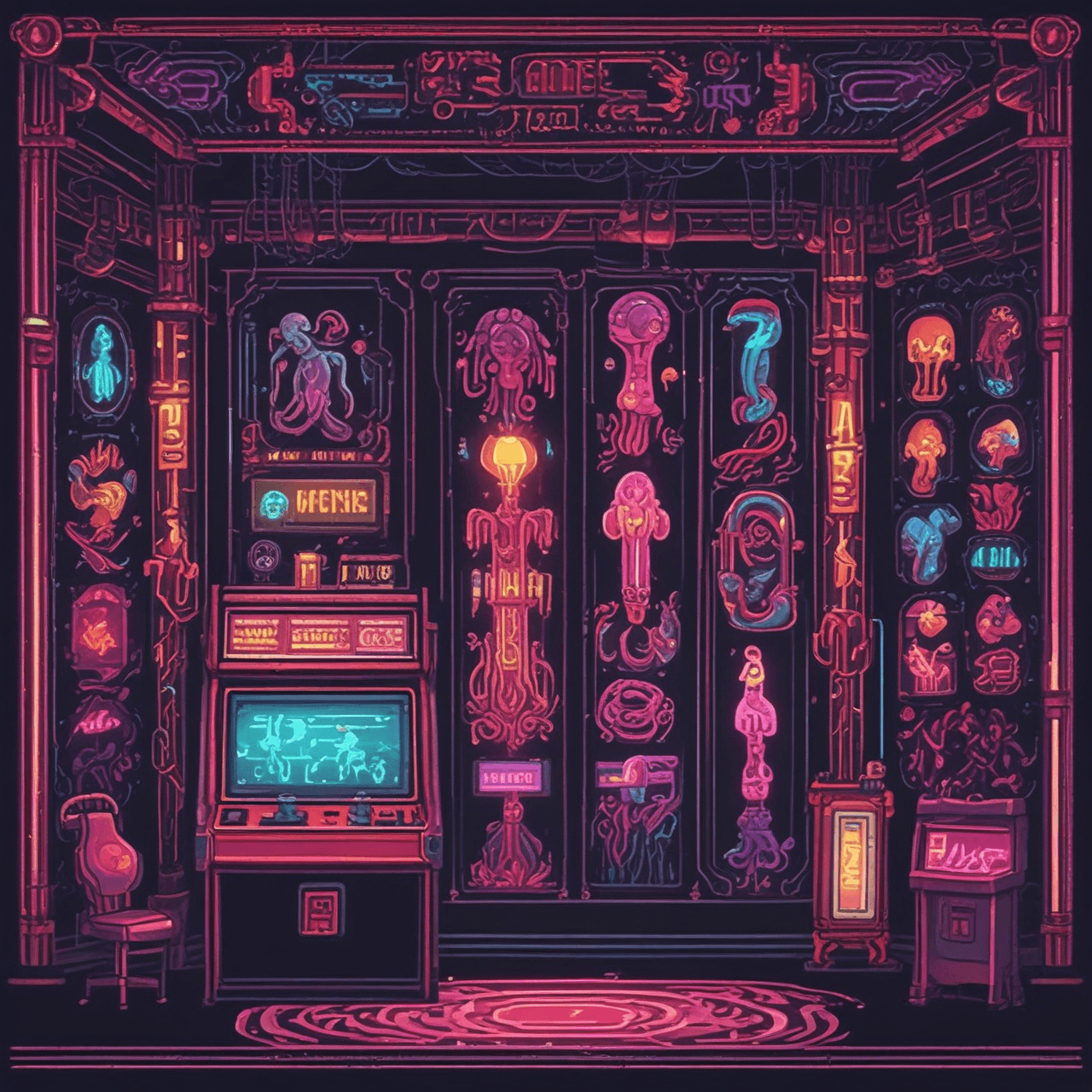 The Male Anatomy Arcade game banner