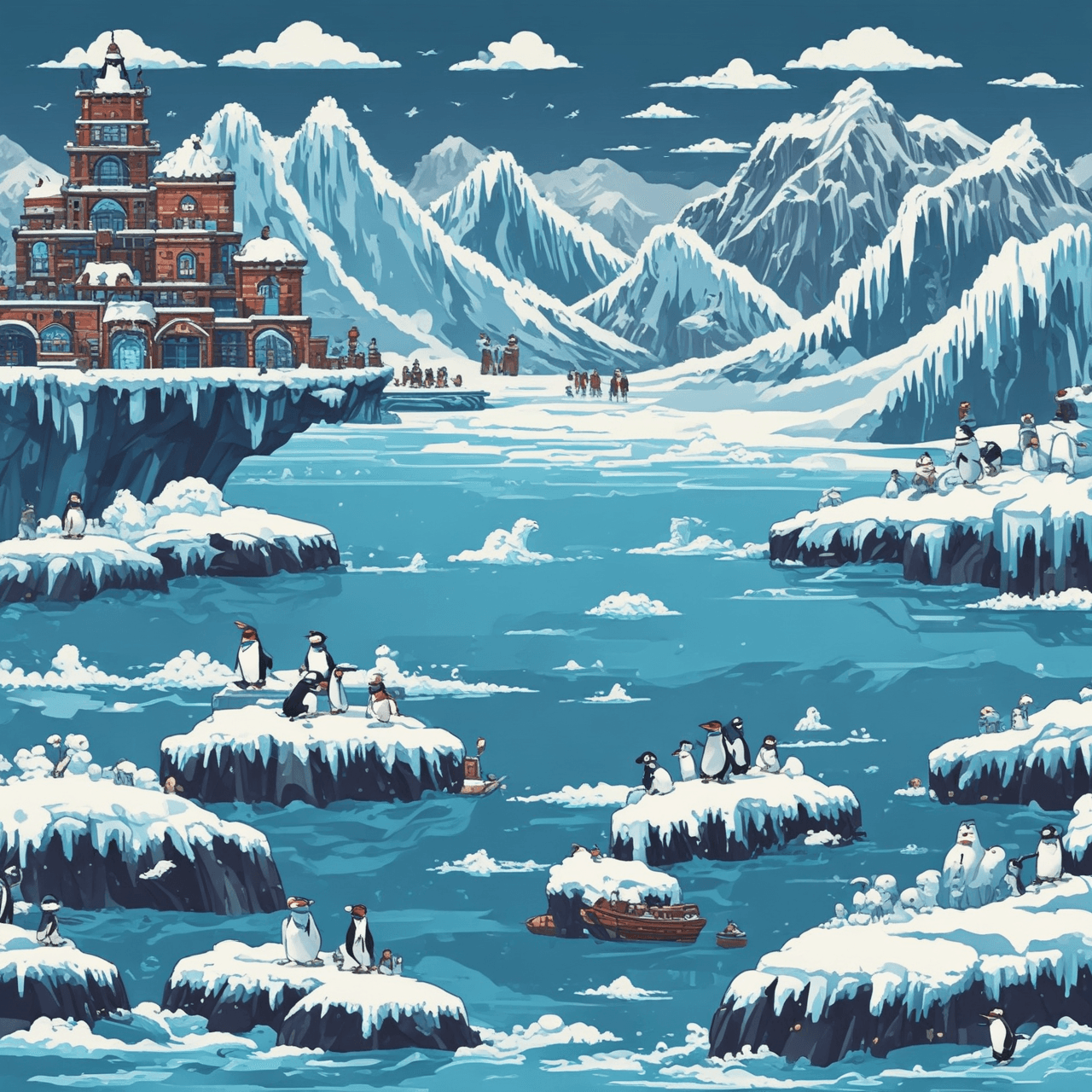 Corrida Antártica Brasileira game banner