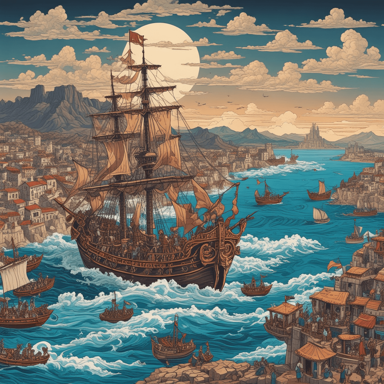 Ancient Naval Run game banner