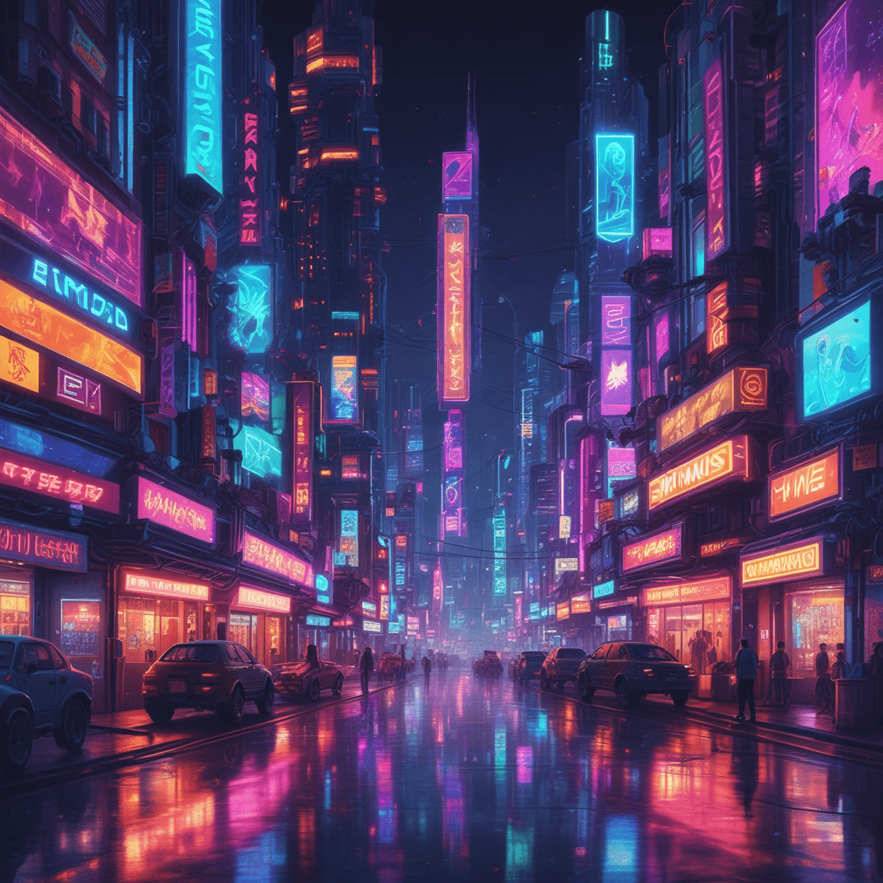 Mestre dos Verbos: Neon Run game banner