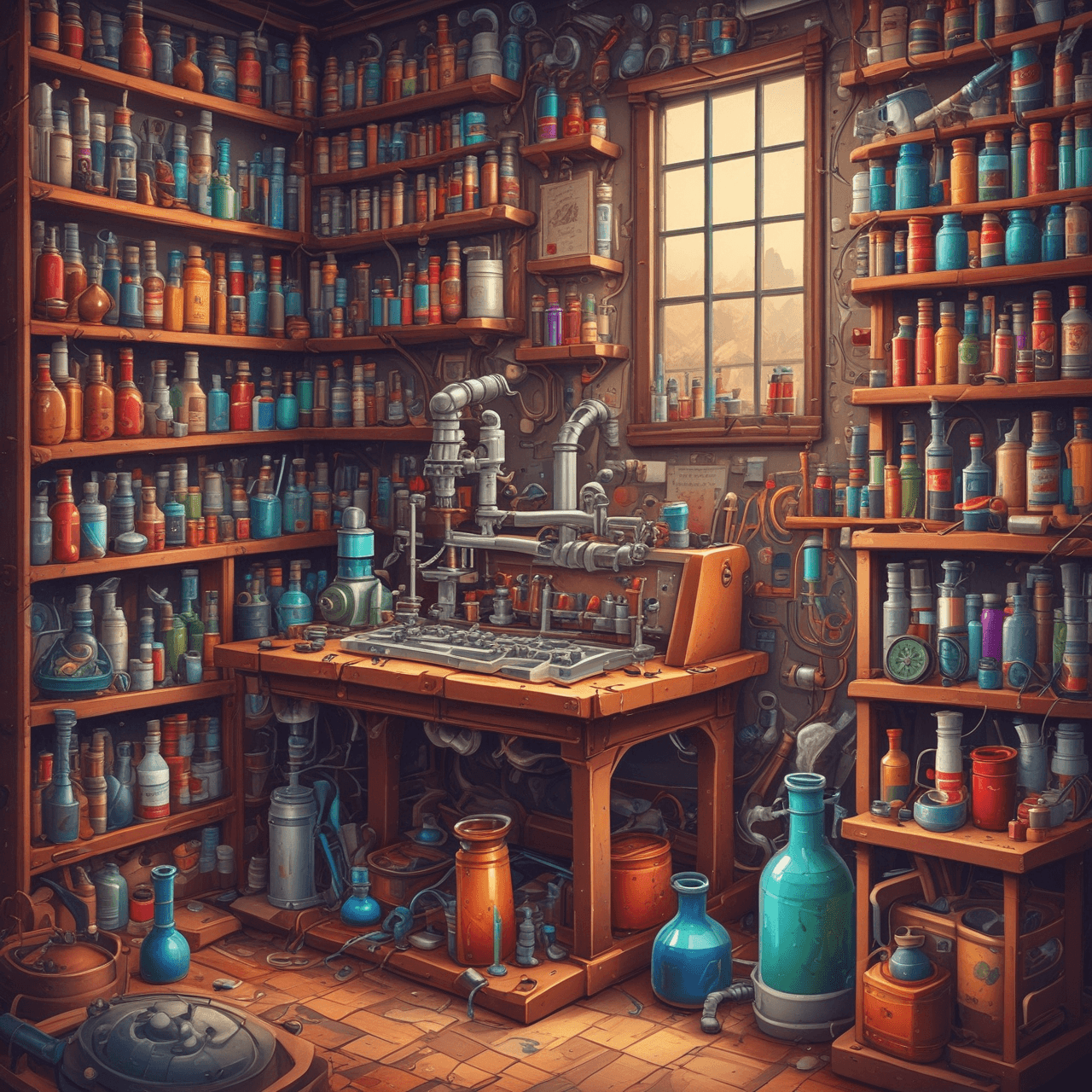 Defensores del Quiz de Química game banner