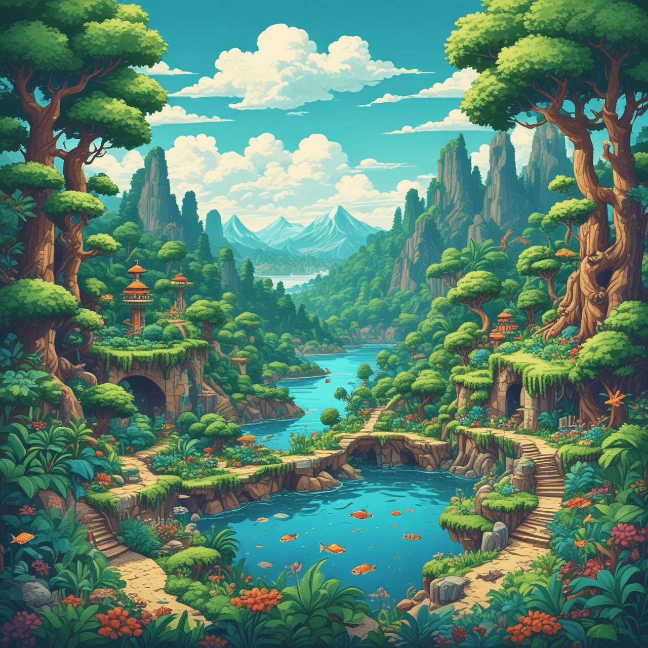 Ecosystem Jetpack Adventure game banner