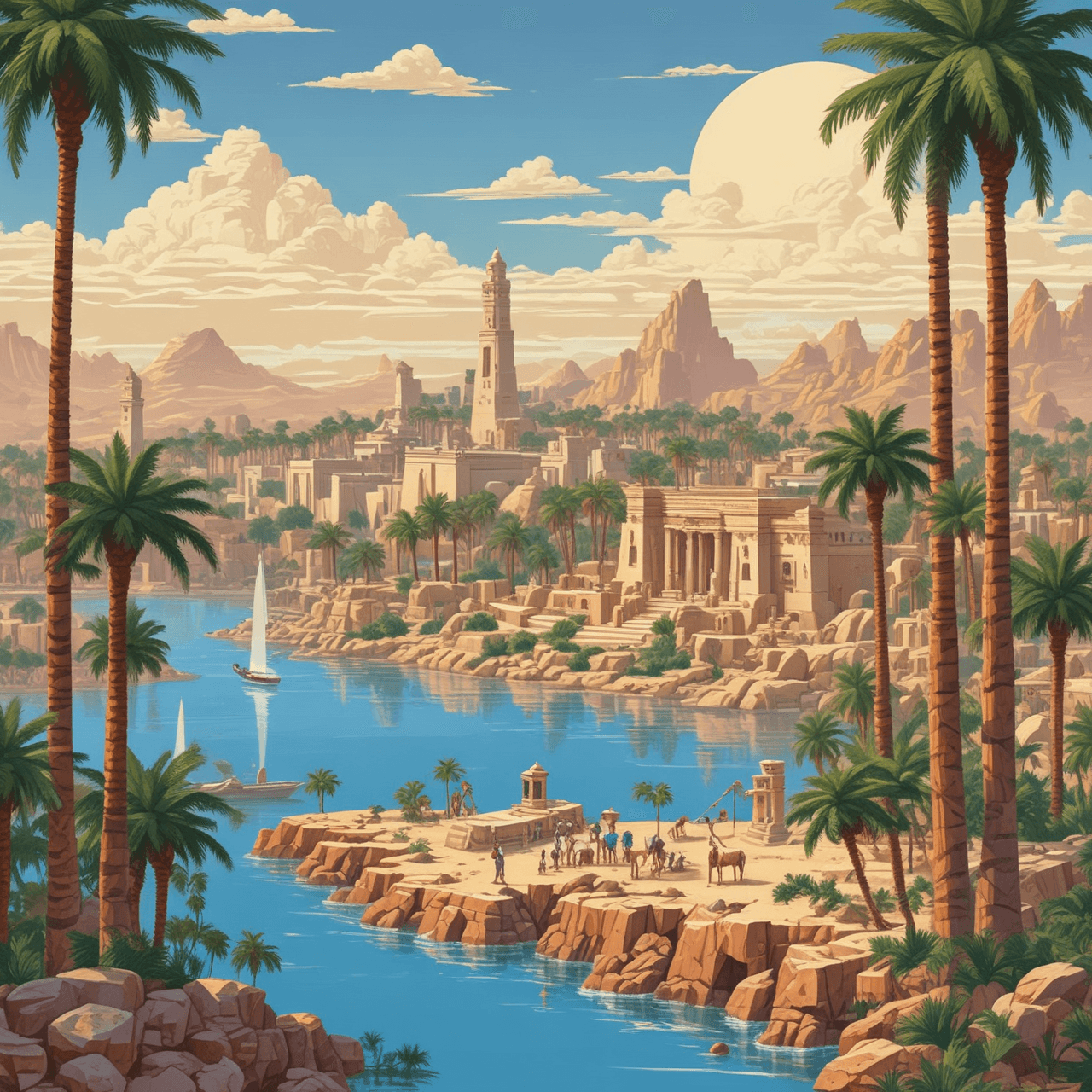 Pharaoh Senusret's Royal Run game banner