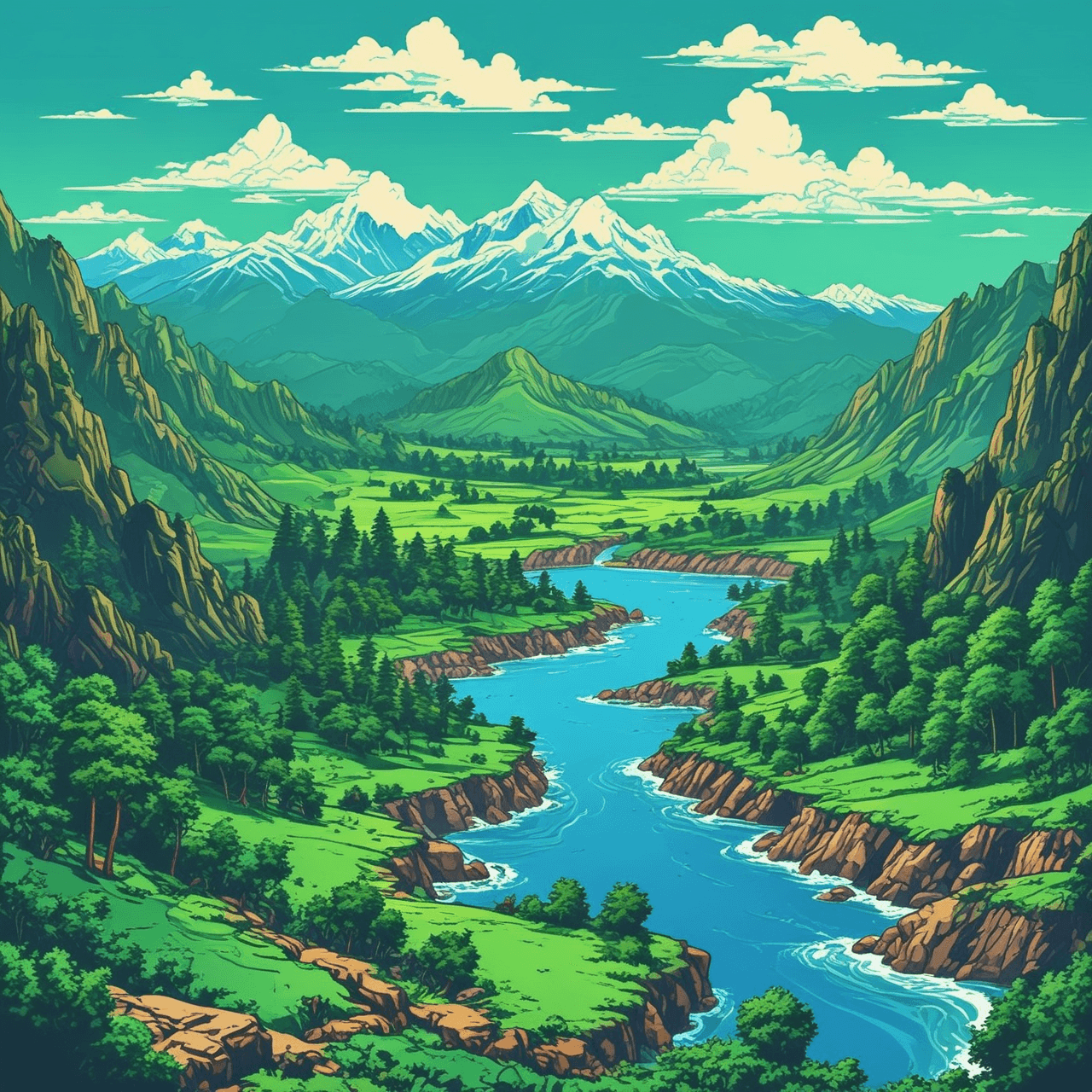 River Basin Runner game banner