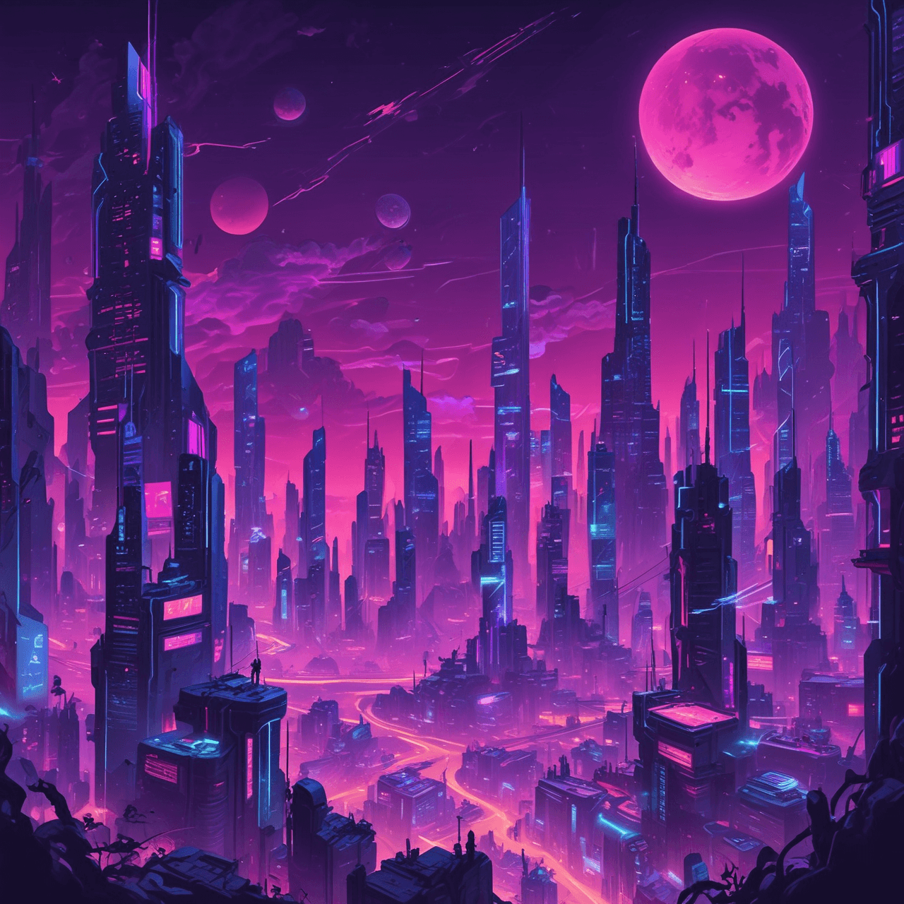 Neon Planet Quiz Adventure game banner