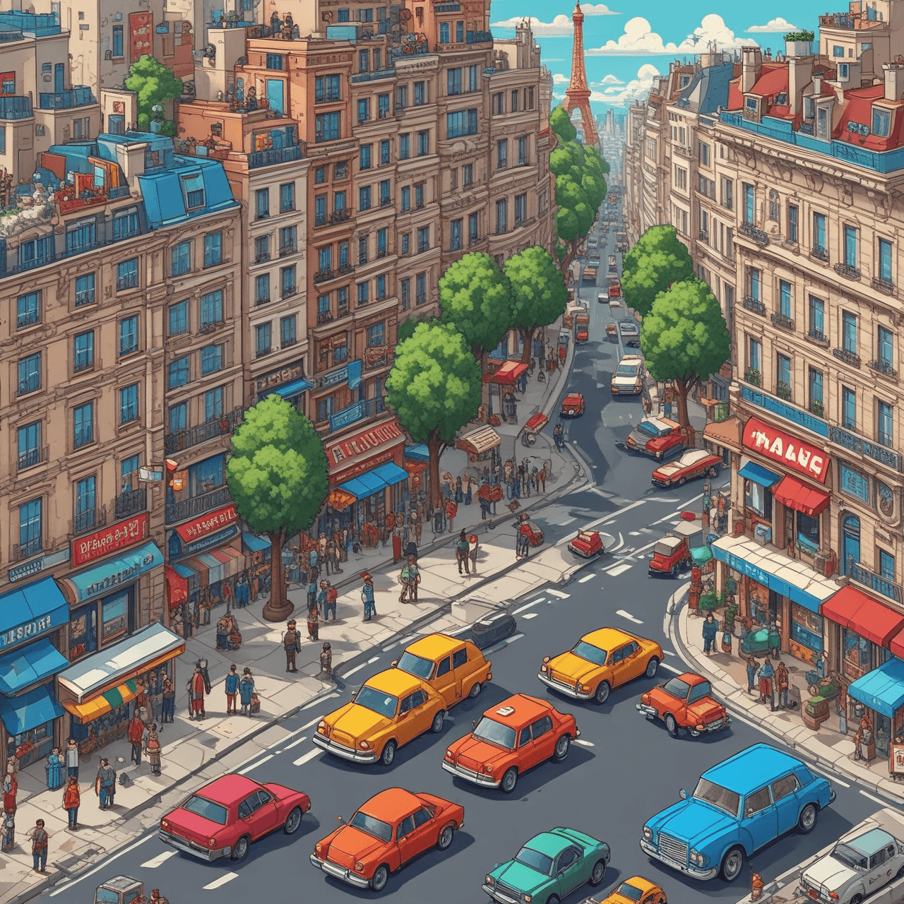 Bonjour Runner game banner
