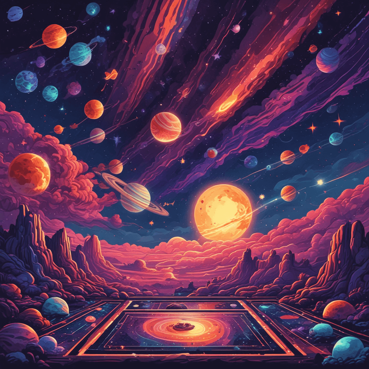 Solar System Bridge Quiz game banner