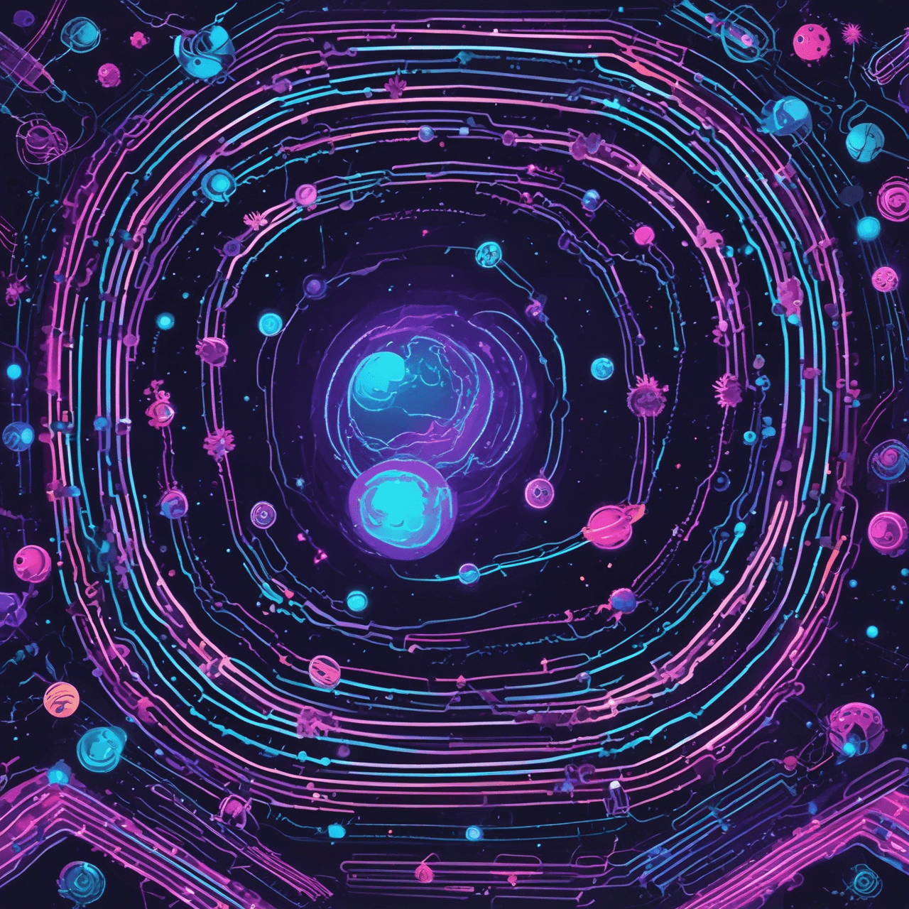 Atomic Orbit Runner game banner