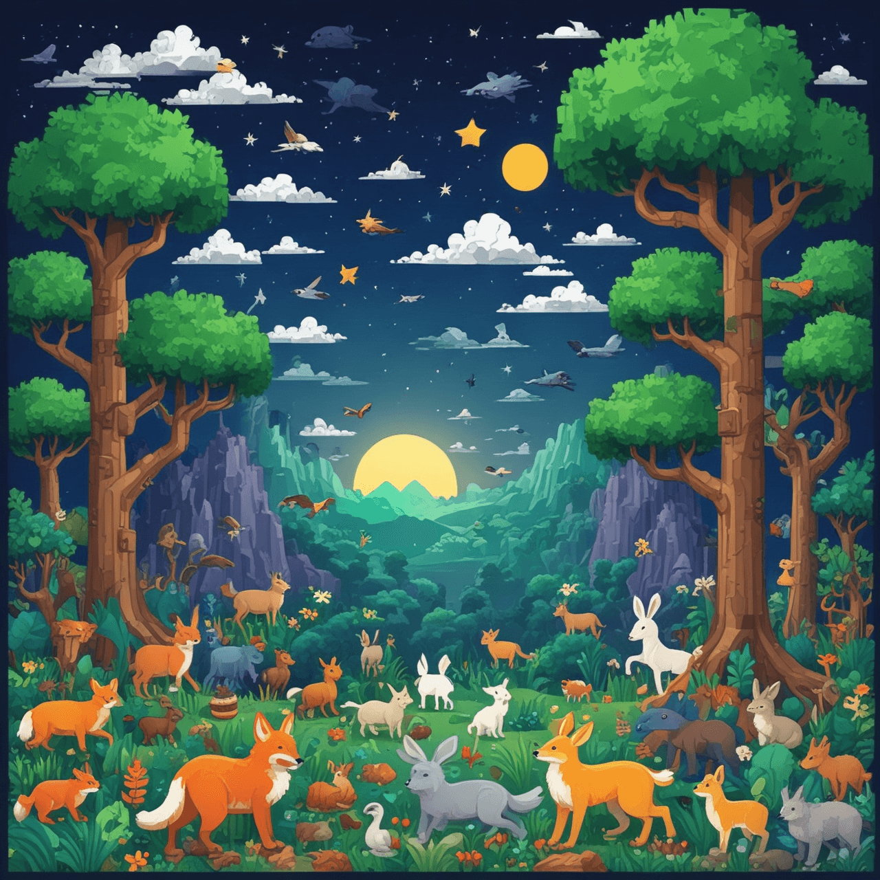 Rantai Makanan: Arkade Kuis game banner