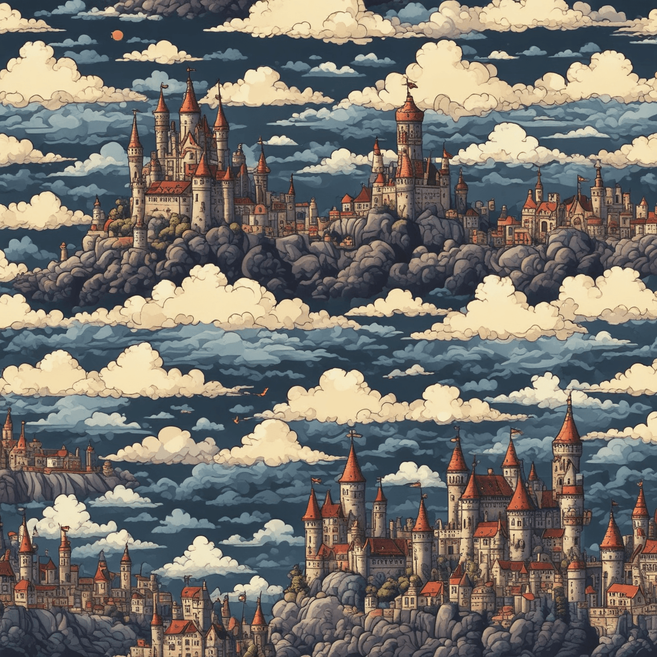 Medieval Cloud Climb game banner