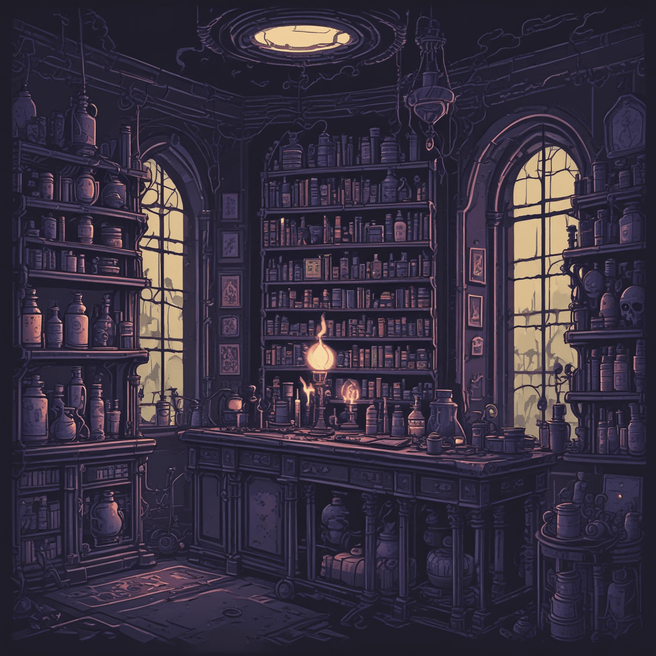 Frankenstein's Flight of Knowledge game banner