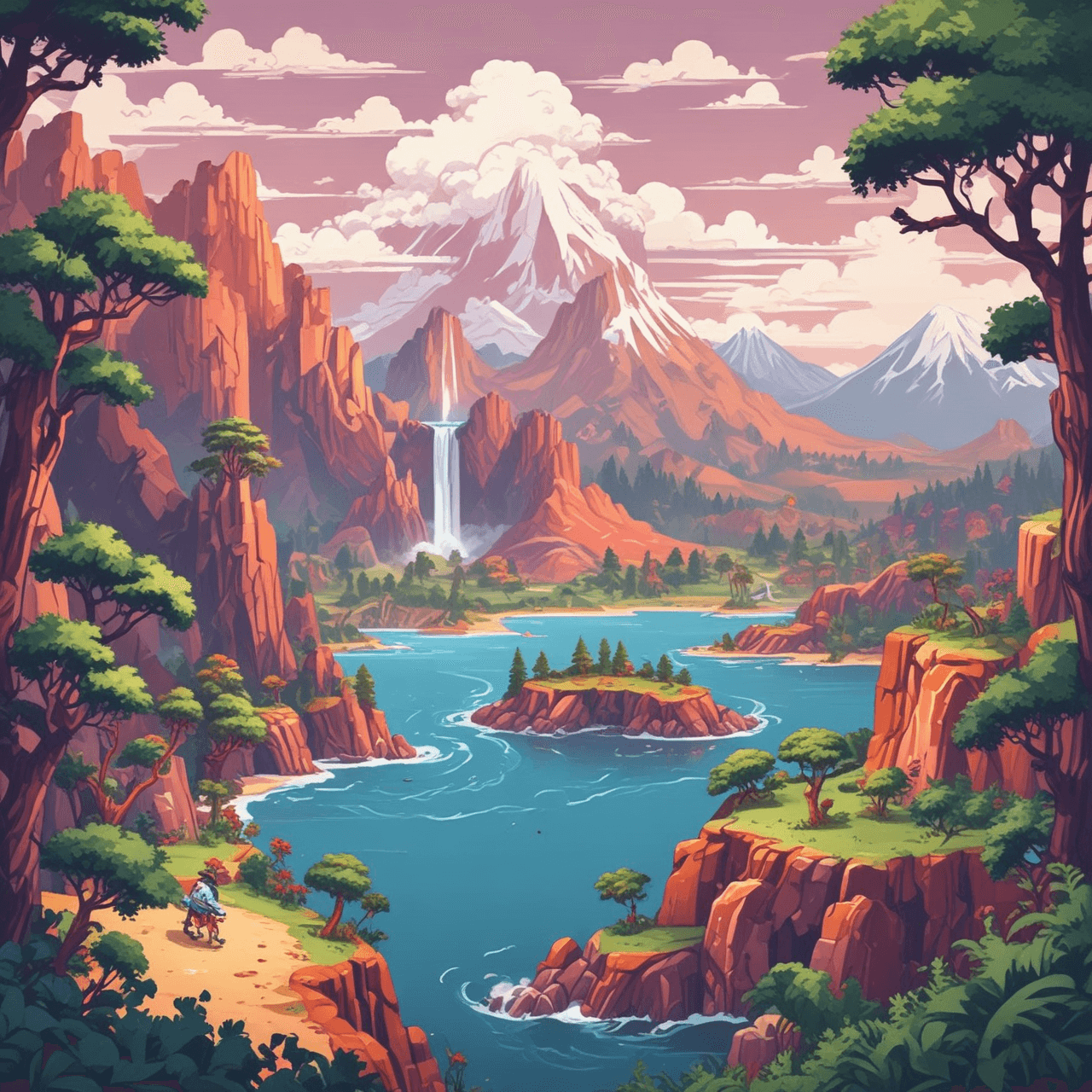 Geography Runner Quiz game banner