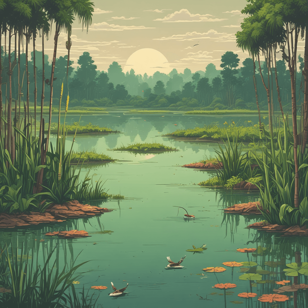 Wetland Wanderer Quiz game banner