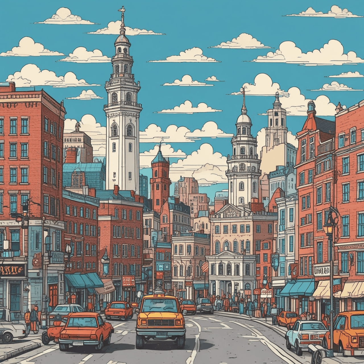 Massachusetts History Dash game banner
