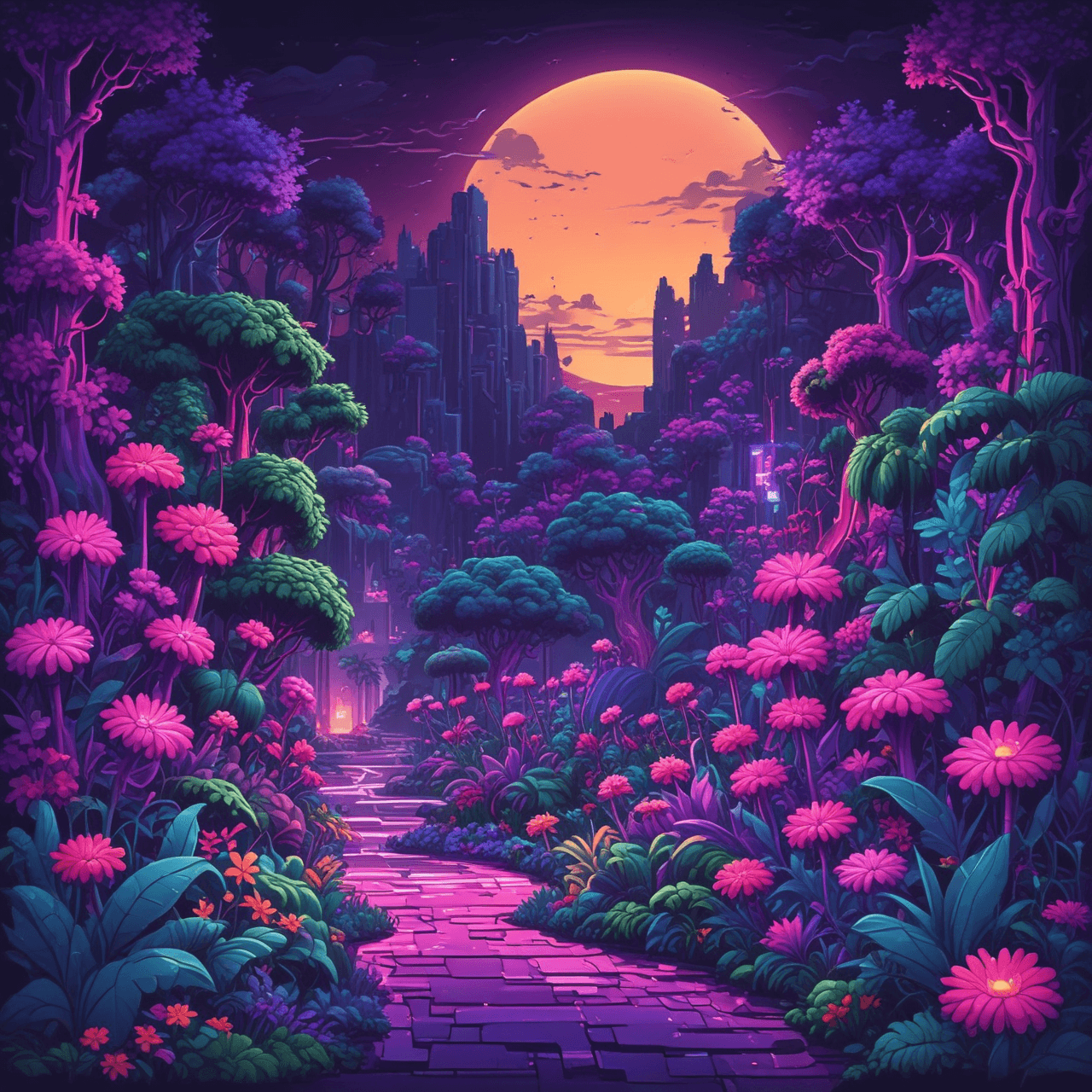Neo-Flora Dash game banner