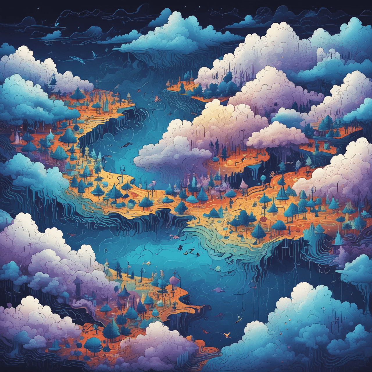 Differential Equations Cloud Hop game banner