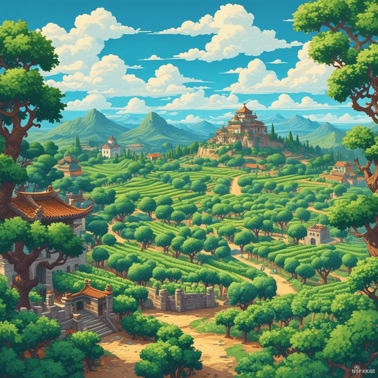 Xia Dynasty Grape Harvest game banner
