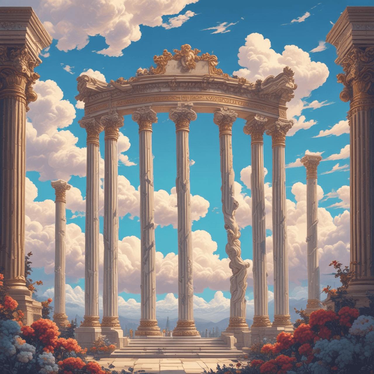 Via Latina: Cloud Bridge game banner