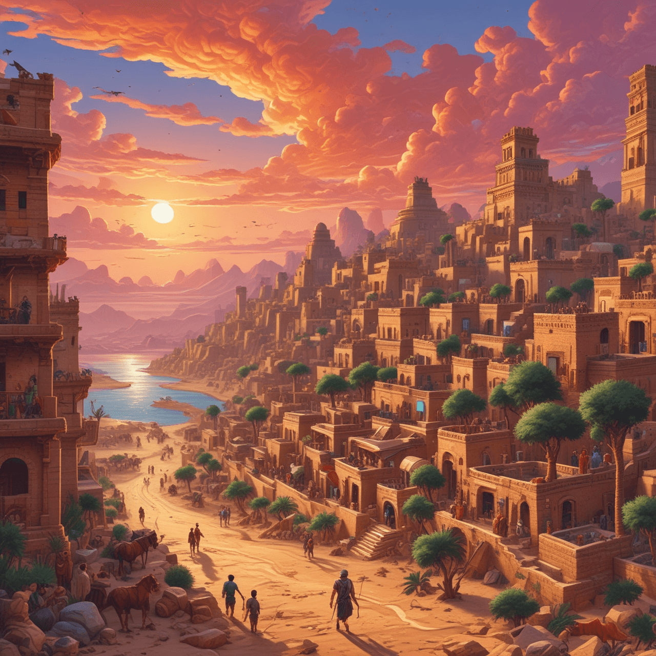 Mesopotamia Run Quiz game banner