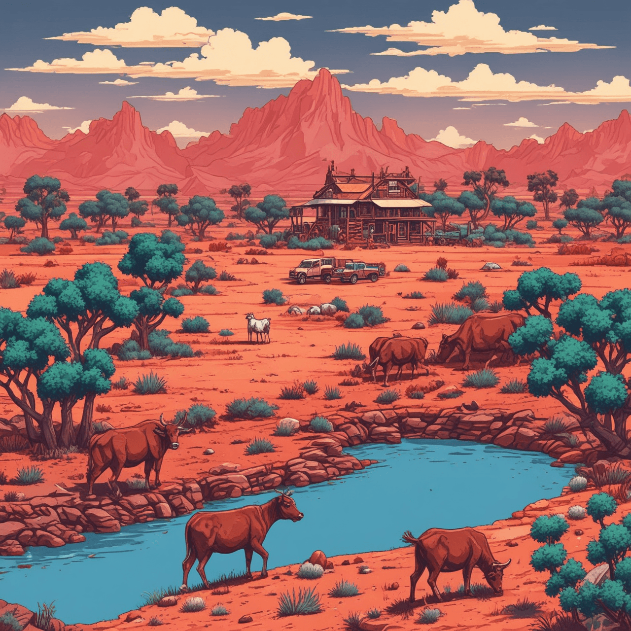 Land Rights Runner game banner