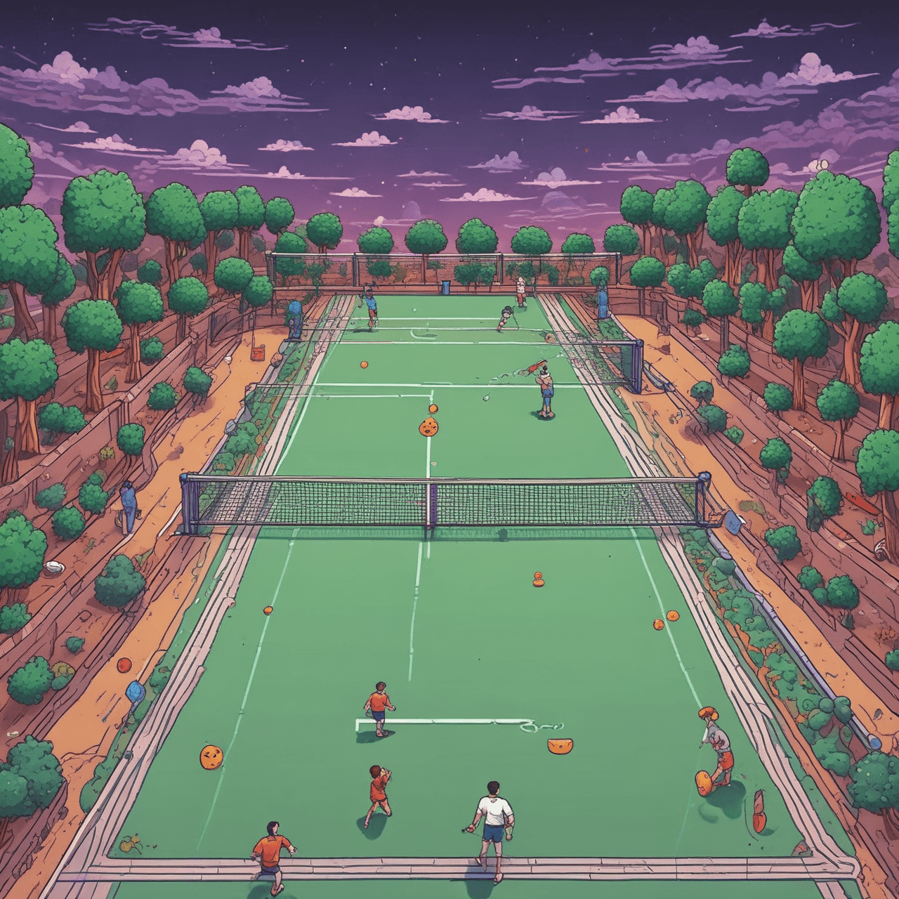 Quiz de Pickleball game banner