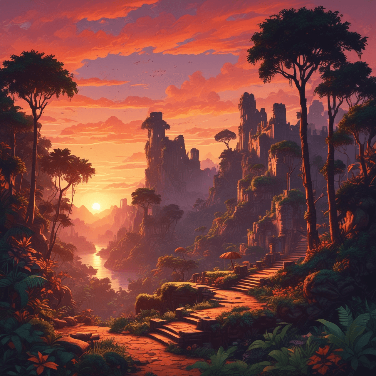 Jungle Run: Life's Traits game banner