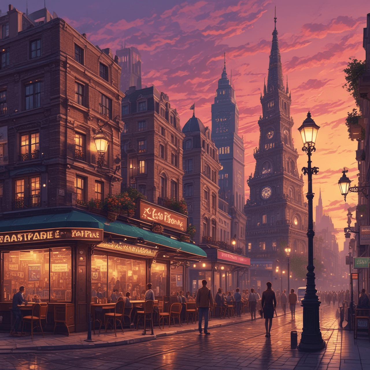 Passé Composé Quizlauf game banner