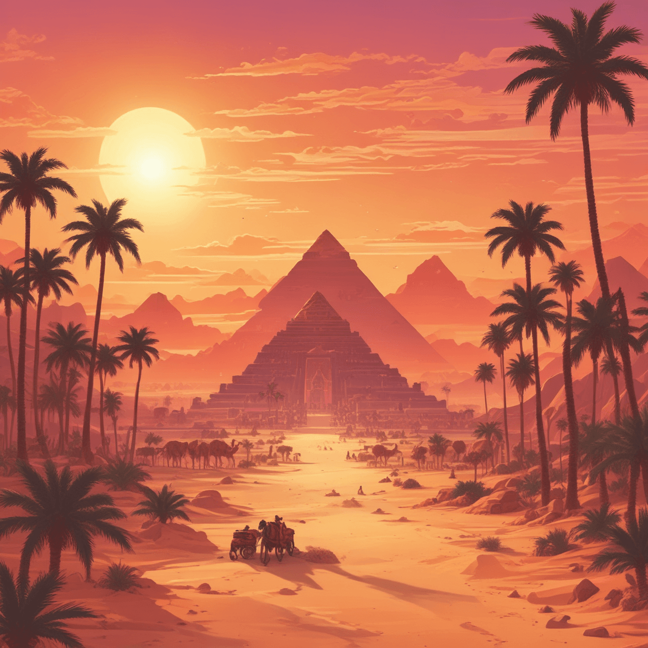 Pharaoh's Pursuit Quiz game banner