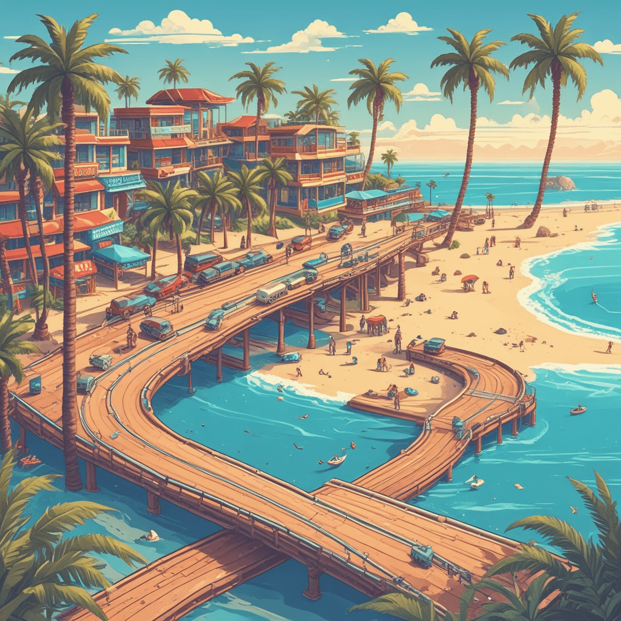 Coastal Capitals Race game banner