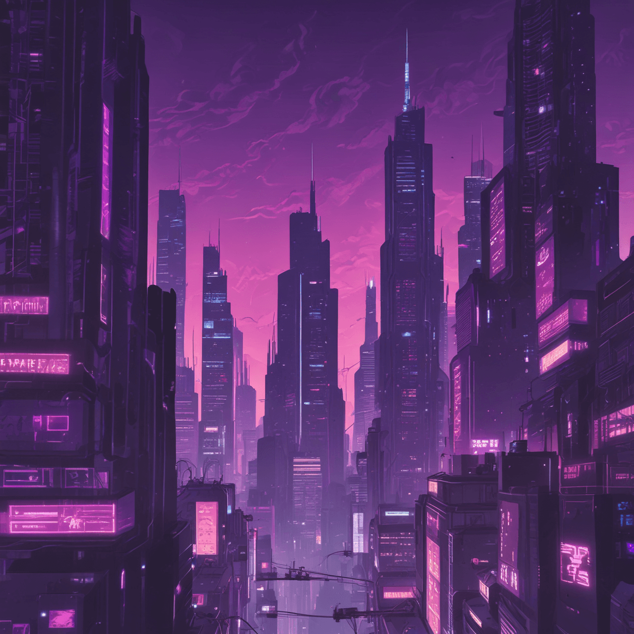 Cyberpunk Chemistry Run game banner