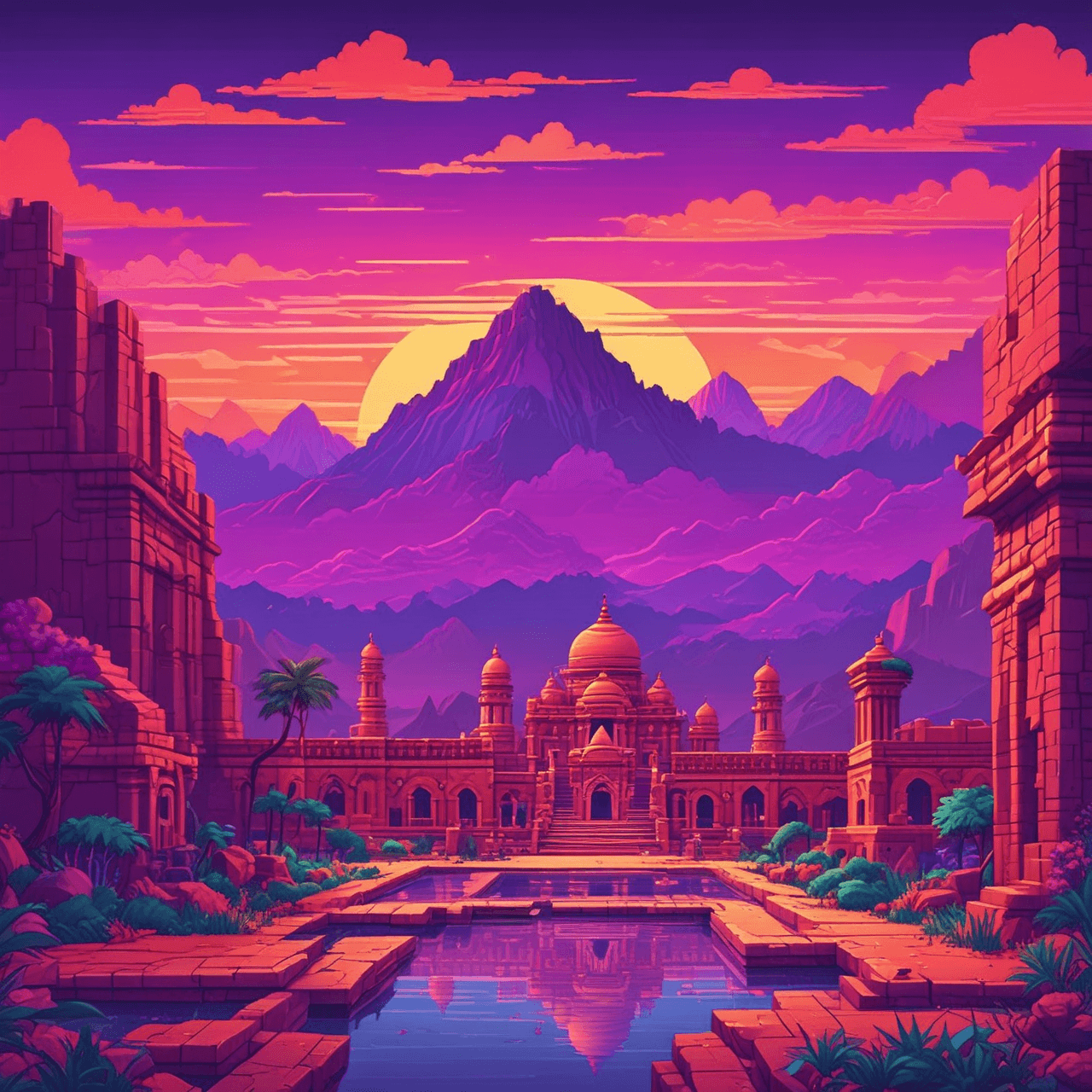 Ancient India: Jetpack Quest game banner