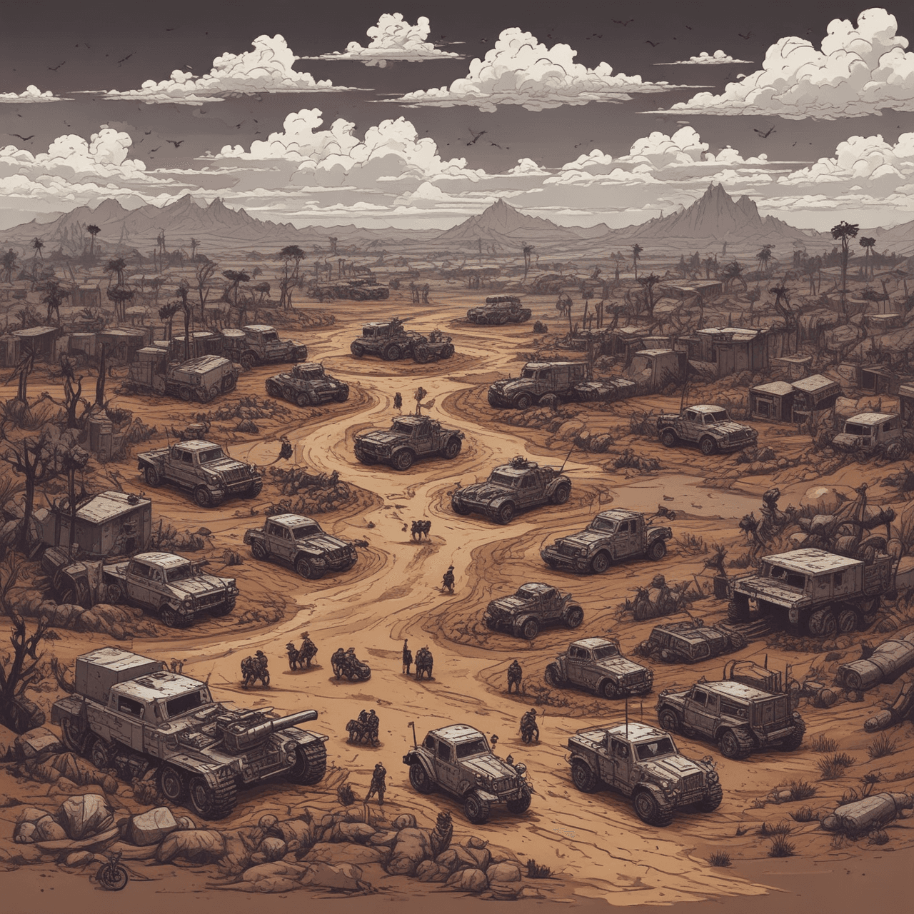 WW2 Tank Race game banner