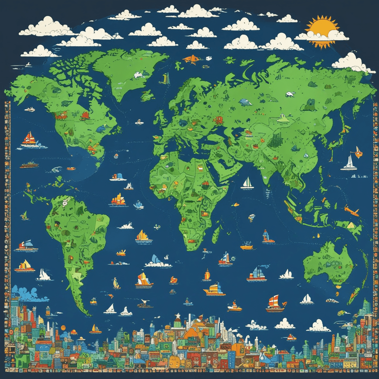 Geo-Jetpack Challenge game banner