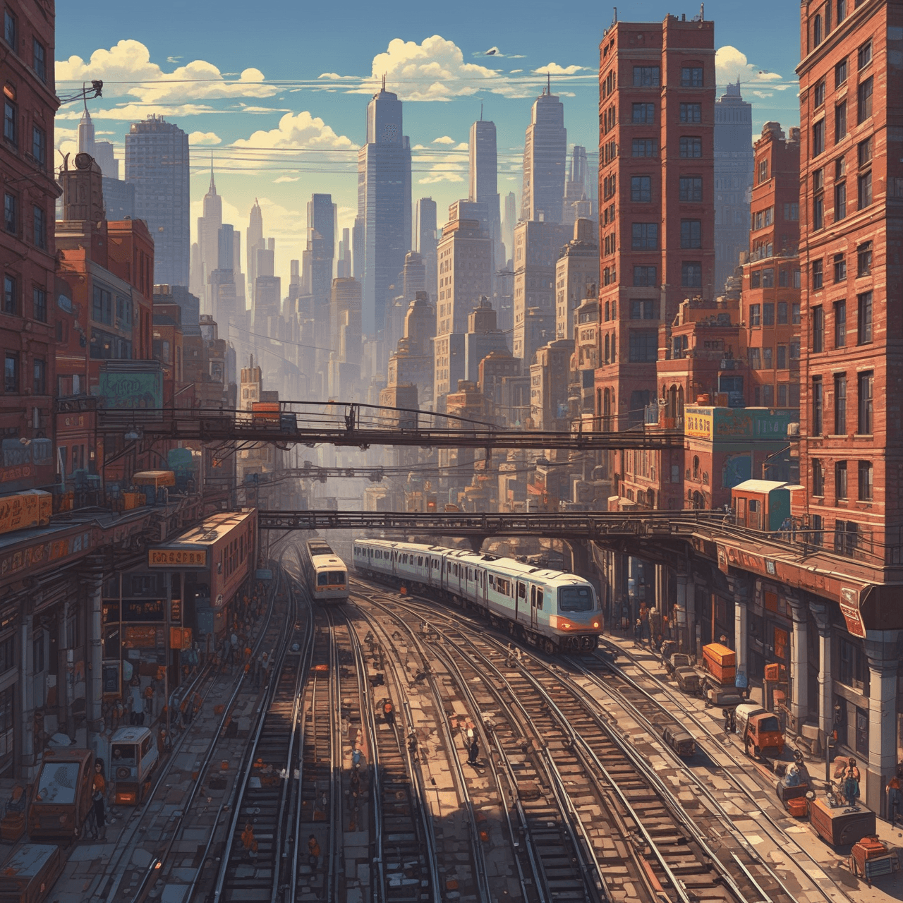 Subway Scramble Quiz game banner