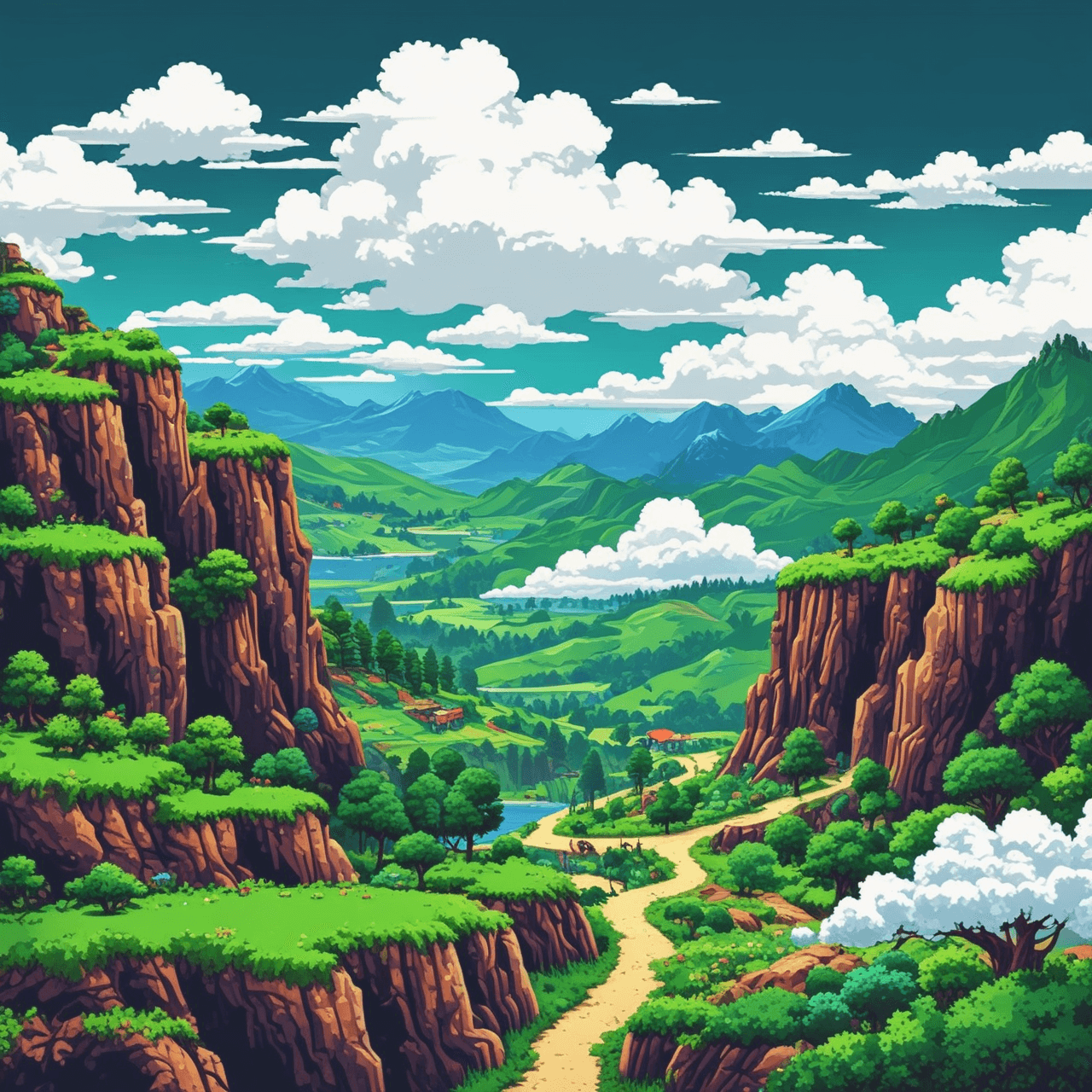 Adeen's Cloud Hop game banner
