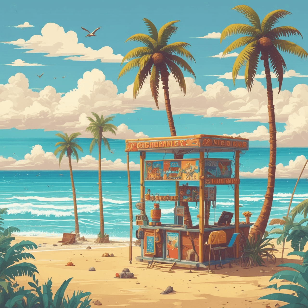 Chemistry Beach Dash game banner