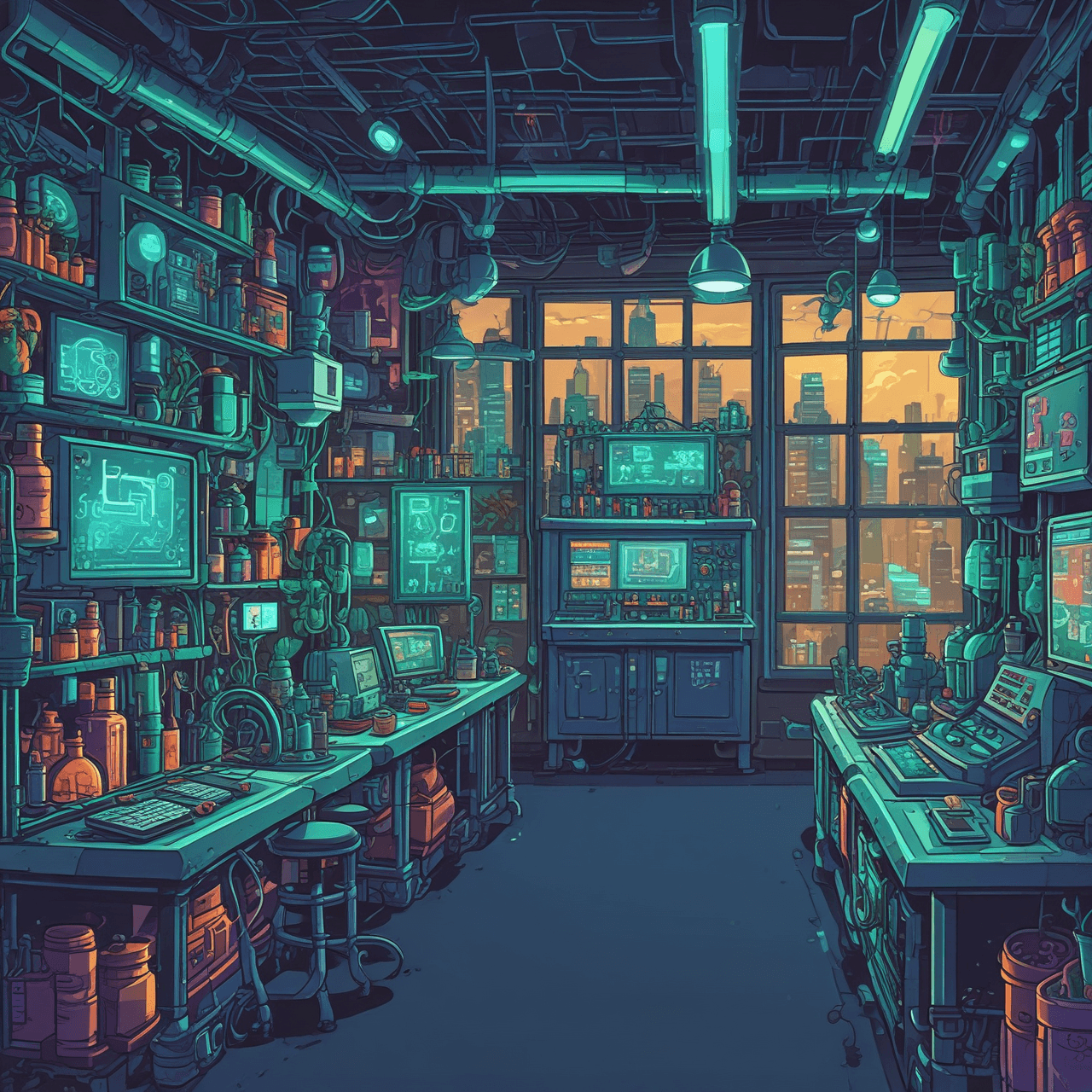 Science Lab Jetpack Quest game banner